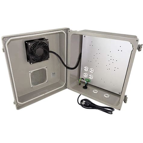 electrical enclosure insulation|weatherproof enclosure with cooling fan.